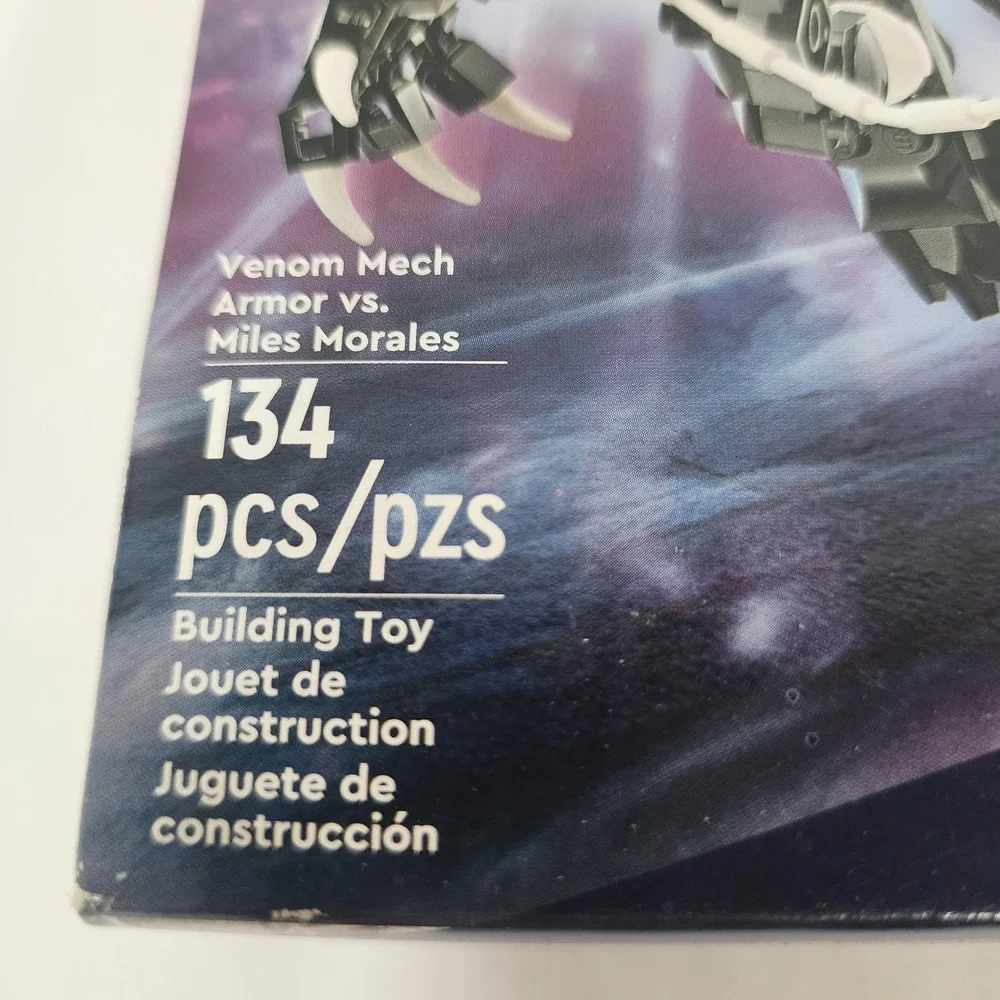 LEGO Marvel 76276 Venom Mech Armor vs Miles Morales New Sealed 134 Pieces